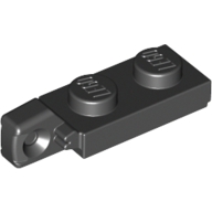 Hinge Plate 1 x 2 Locking with 1 Finger On End, with Groove (44301a)