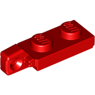 Hinge Plate 1 x 2 Locking with 1 Finger On End, with Groove (44301a)