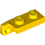 Hinge Plate 1 x 2 Locking with 1 Finger On End, without Groove (44301b)