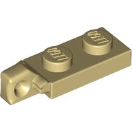 Hinge Plate 1 x 2 Locking with 1 Finger On End, without Groove (44301b)