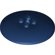 Dish 6 x 6 Inverted (Radar) with Solid Studs (44375b)
