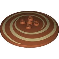 Dish 6 x 6 Inverted (Radar) with Tan Swirls print (44375bpr0020)