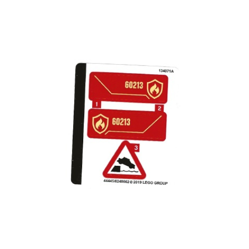 Sticker Sheet for Set 60213-1 (44445)