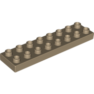 Duplo Plate 2 x 8 (44524)