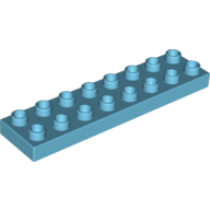 Duplo Plate 2 x 8 (44524)