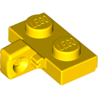 Hinge Plate 1 x 2 Locking with 1 Finger on Side, with Groove (44567a)