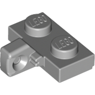 Hinge Plate 1 x 2 Locking with 1 Finger on Side, with Groove (44567a)