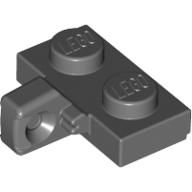 Hinge Plate 1 x 2 Locking with 1 Finger on Side, with Groove (44567a)