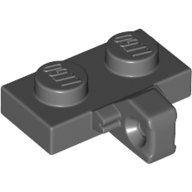 Hinge Plate 1 x 2 Locking with 1 Finger on Side, without Groove (44567b)