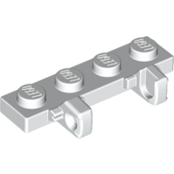 Hinge Plate 1 x 4 Locking Dual 1 Finger (44568)