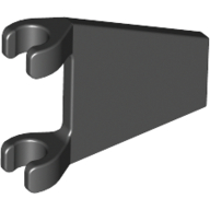 Flag 2 x 2 Trapezoid with Flat Area between Clips (44676)