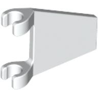 Flag 2 x 2 Trapezoid with Flat Area between Clips (44676)