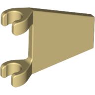 Flag 2 x 2 Trapezoid with Flat Area between Clips (44676)