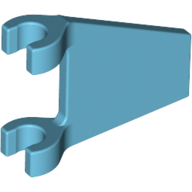 Flag 2 x 2 Trapezoid with Flat Area between Clips (44676)