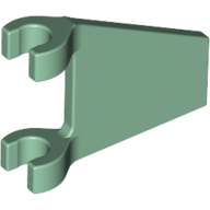 Flag 2 x 2 Trapezoid with Flat Area between Clips (44676)