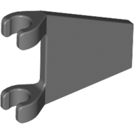 Flag 2 x 2 Trapezoid with Flat Area between Clips (44676)
