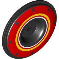 Wheel Cover for Wheel 34 x 56 with Red, Yellow, White Circles print (4472pr0001)