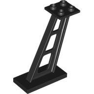 Support 2 x 4 x 5 Stanchion Inclined [5mm wide posts] (4476b)