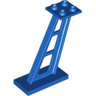 Support 2 x 4 x 5 Stanchion Inclined [5mm wide posts] (4476b)