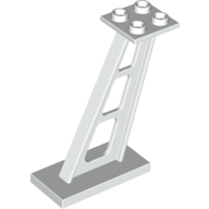 Support 2 x 4 x 5 Stanchion Inclined [5mm wide posts] (4476b)