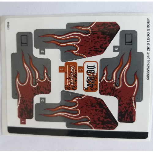 Sticker Sheet for Set 42090-1 (44838)