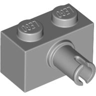 Brick Special 1 x 2 with Pin - Bottom Stud Holder (44865)