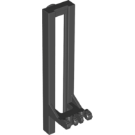 Forklift Mast Wide 1 x 2 Hinge Plate Locking with Rubber Belt Holder (4518c)