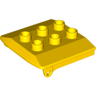 Duplo Backhoe / Train Cabin Roof (4543)
