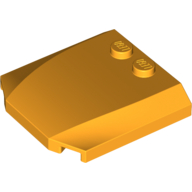 Slope Curved 4 x 4 x 2/3 Triple Curved with 2 Studs (45677)