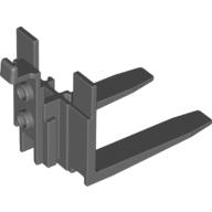 Forklift Forks, Wide Reinforced [with Rubber Belt Holder] (45707b)