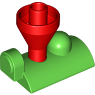 Duplo Train Steam Engine Funnel Top, Red Top (4570c01)