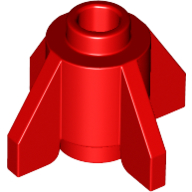 Brick Round 1 x 1 with Fins, Open Stud (4588)