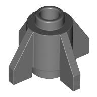 Brick Round 1 x 1 with Fins, Open Stud (4588)