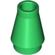 Cone 1 x 1 [No Top Groove] (4589)
