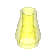 Cone 1 x 1 [No Top Groove] (4589)