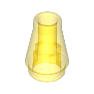 Cone 1 x 1 [No Top Groove] (4589)