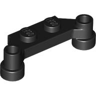 Plate Special 1 x 4 Offset with Bar Holes (4590)