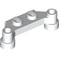 Plate Special 1 x 4 Offset with Bar Holes (4590)