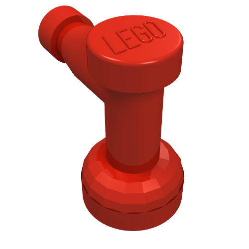Tap 1 x 1 with Hole in Spout (4599a)