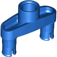 Technic Pin Connector 3L with 2 Pins and Center Hole [Pin Ridges Across Part] (46189)