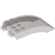 Windscreen 8 x 4 x 2 Curved [2 Dual-Fingered Click Hinges] (46413)