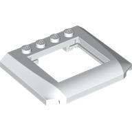 Slope Curved 5 x 6 x 2/3 Triple Curved with 4 Studs, 4 x 3 Cutout (4652)