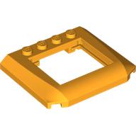 Slope Curved 5 x 6 x 2/3 Triple Curved with 4 Studs, 4 x 3 Cutout (4652)