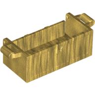 Treasure Chest Bottom with Rear Slots, with Groove (4738b)