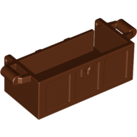 Treasure Chest Bottom with Rear Slots, with Groove (4738b)