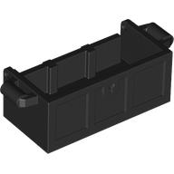 Treasure Chest Bottom with Rear Slots, No Groove (4738c)