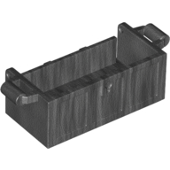 Treasure Chest Bottom with Rear Slots, No Groove (4738c)