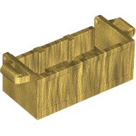 Treasure Chest Bottom with Rear Slots, No Groove (4738c)