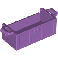 Treasure Chest Bottom with Rear Slots, No Groove (4738c)