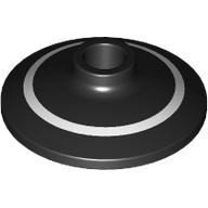 Dish 2 x 2 Inverted [Radar] with White Circle print (4740pr0035)
